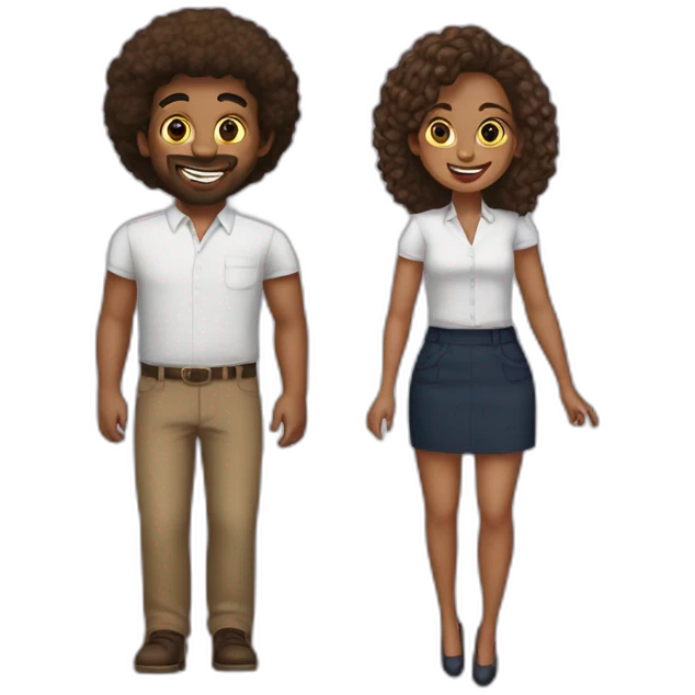 Samuel Patty and Dominique Bernard emoji