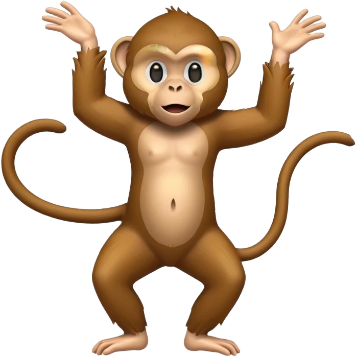 Twerking monkey emoji