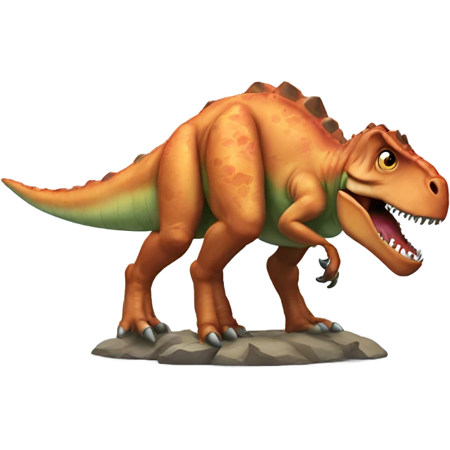 Head injured dinosaur  emoji