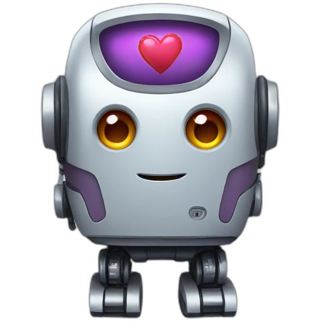  love robot emoji