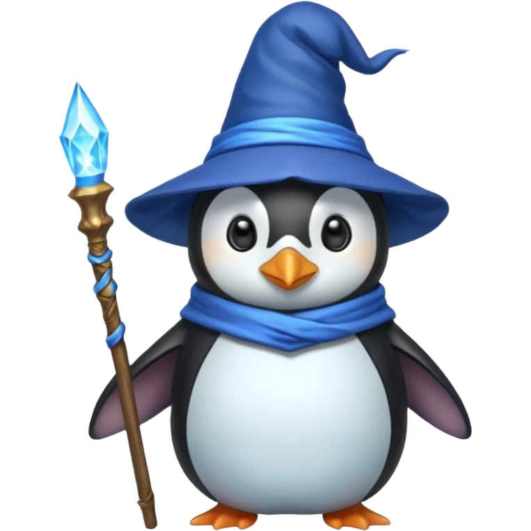 Penguin Wizard emoji