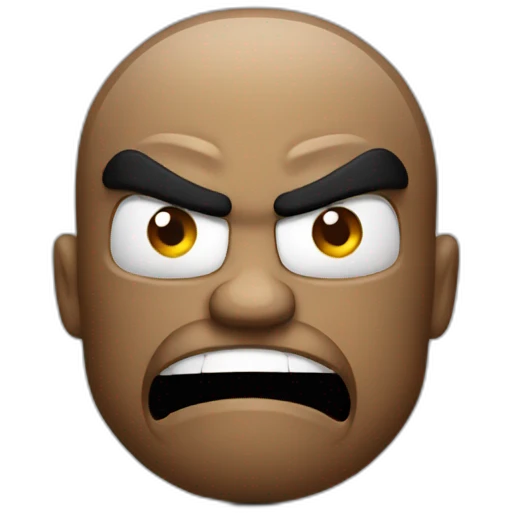 Boxing angry emoji