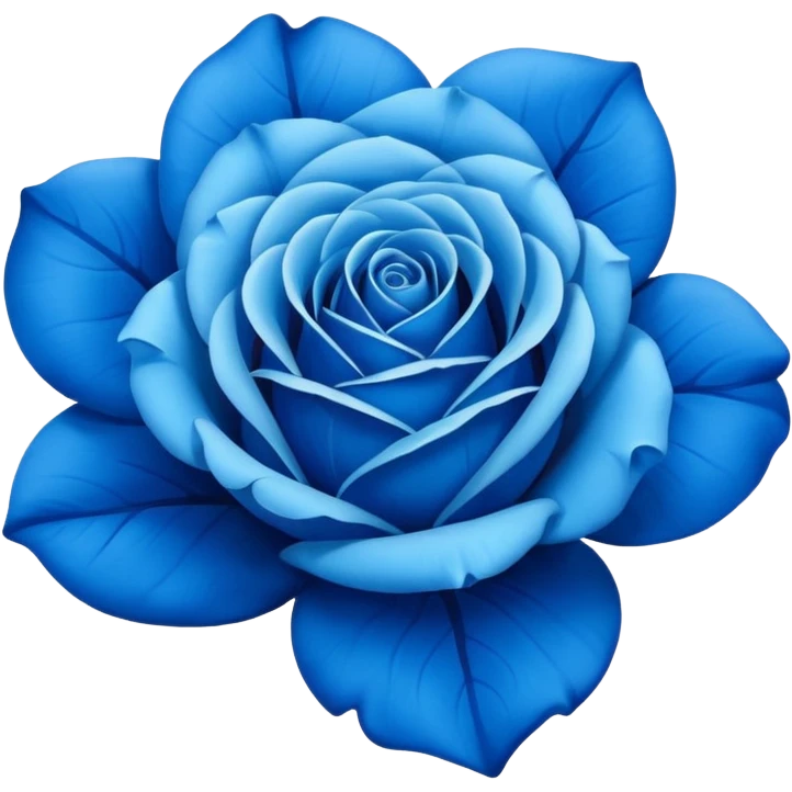 Blue rose ⚘ emoji