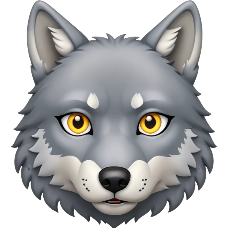 A wolf emoji