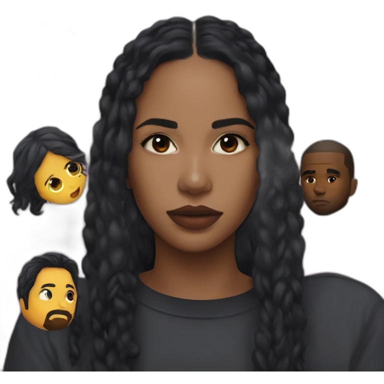 frank ocean and rosalia emoji