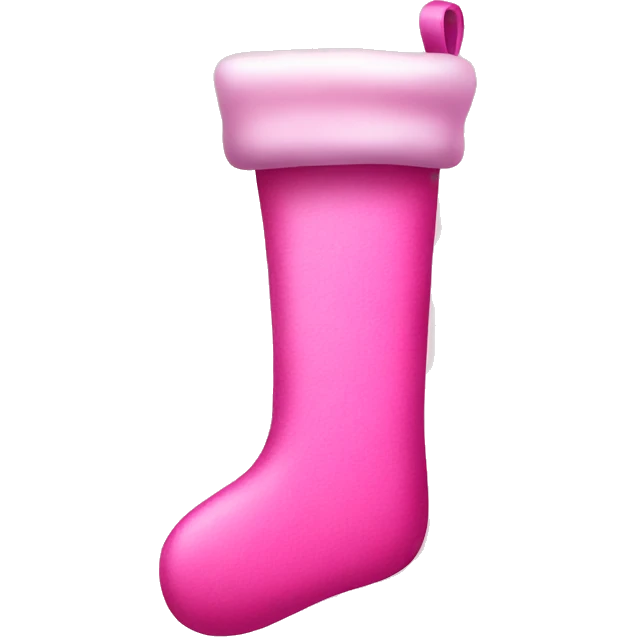 Pink stocking emoji
