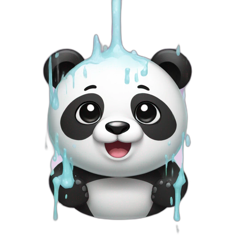 panda in the shower emoji