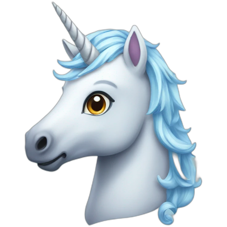Ice Magic unicorn emoji