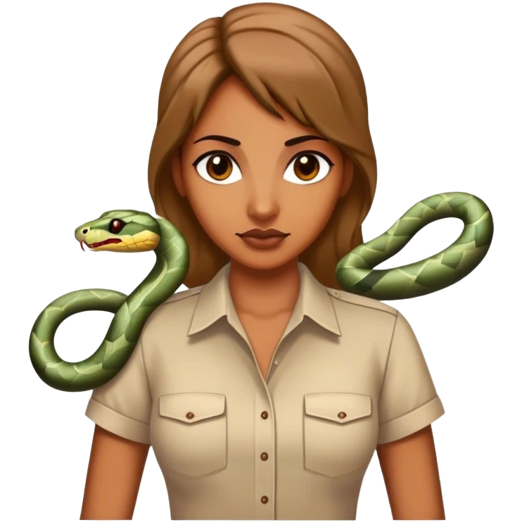 libertarian woman shirt snake emoji