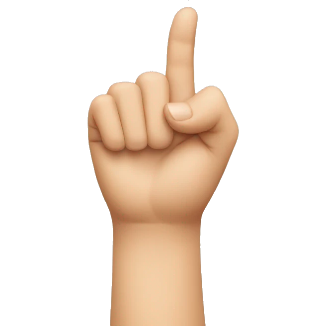 thumb facing forward pointed sideways emoji