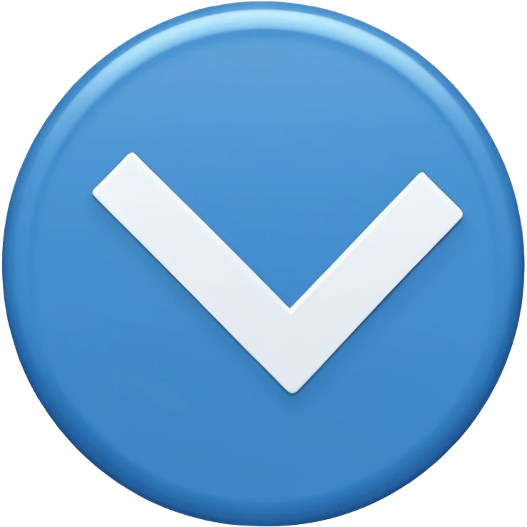 
- **🔵 + ✓** = *"Blue circle + checkmark"* (Example: **🔵✓**)   emoji