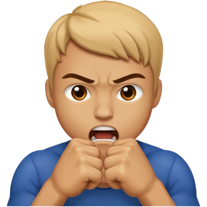 biting fist emoji
