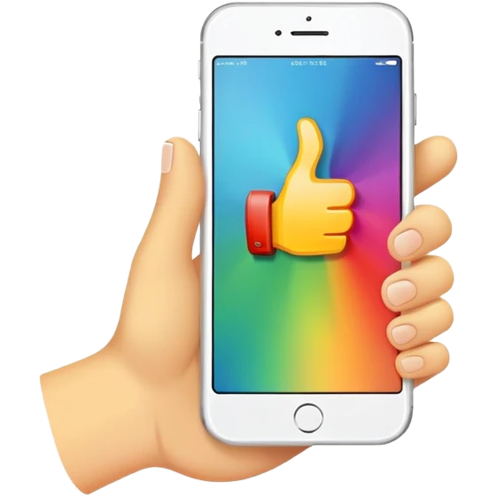 user friendly interface with thumbs up emoji