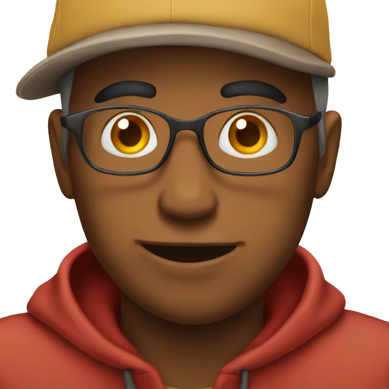 emoji wearing a hat emoji