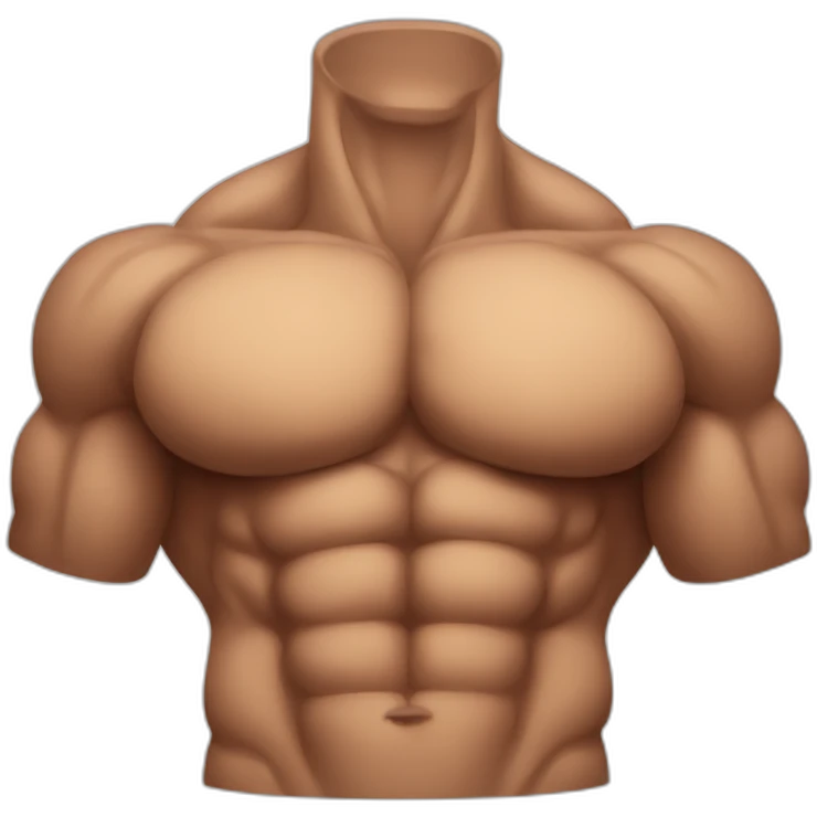 big chest muscles emoji