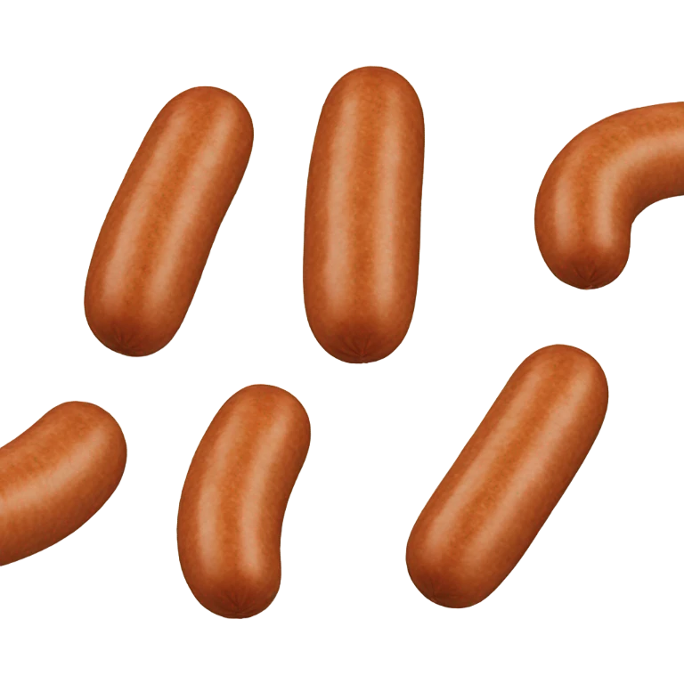 6 salchichas emoji