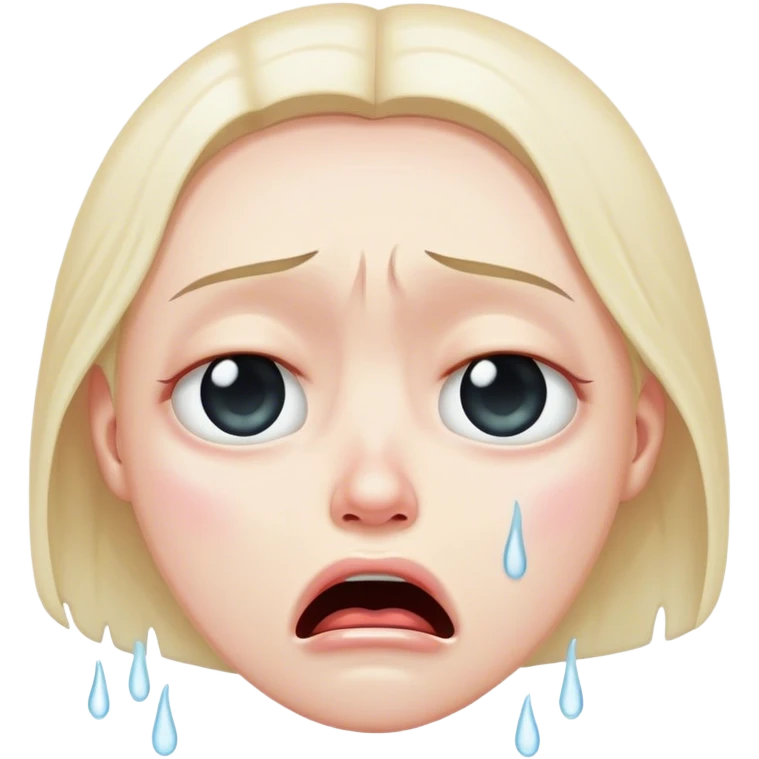 Crying face emoji