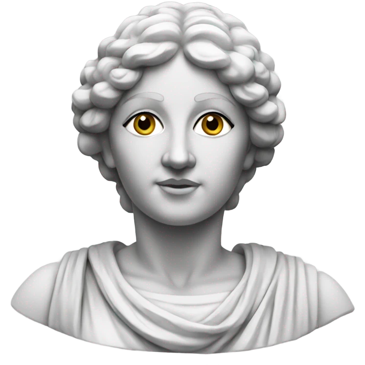 Greek statue woman emoji