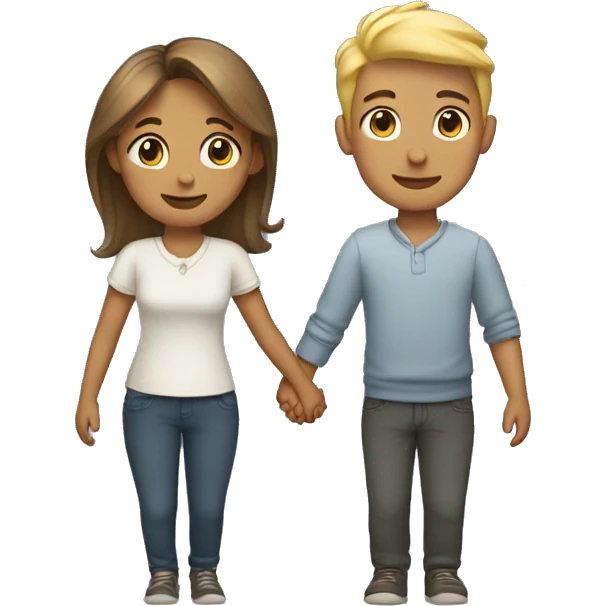 Couple holding hands emoji