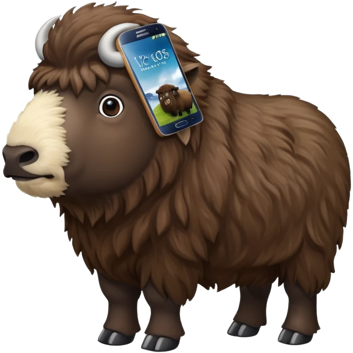 Musk Ox Next To Samsung emoji