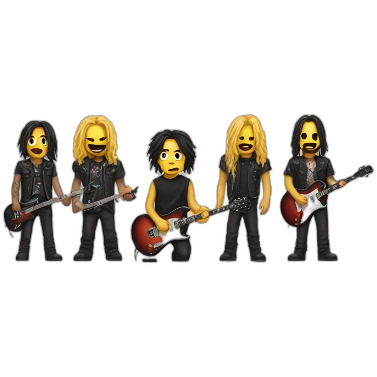 Metal band emoji