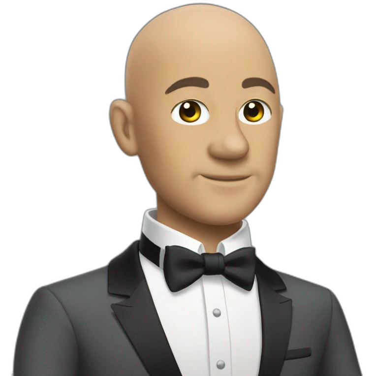 bald james bond emoji