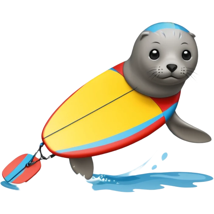 Seal kiteboarding  emoji