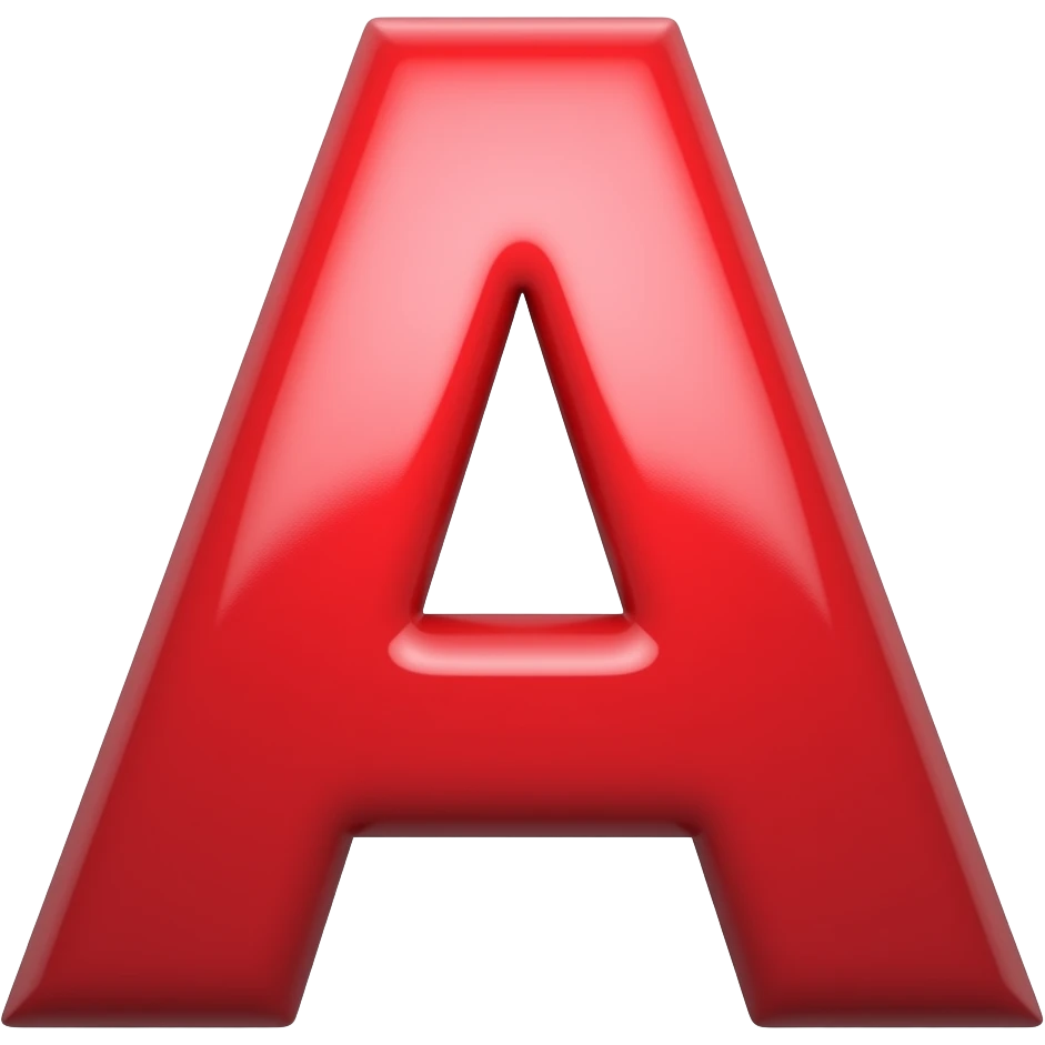 RED A emoji