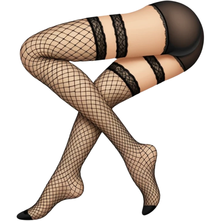 Fishnet stocking emoji