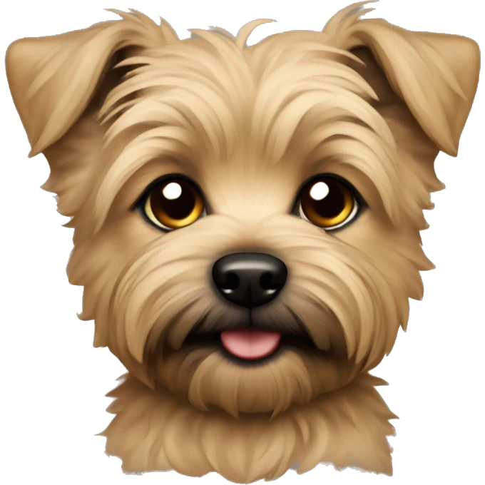Tan cairn terrier puppy
 emoji