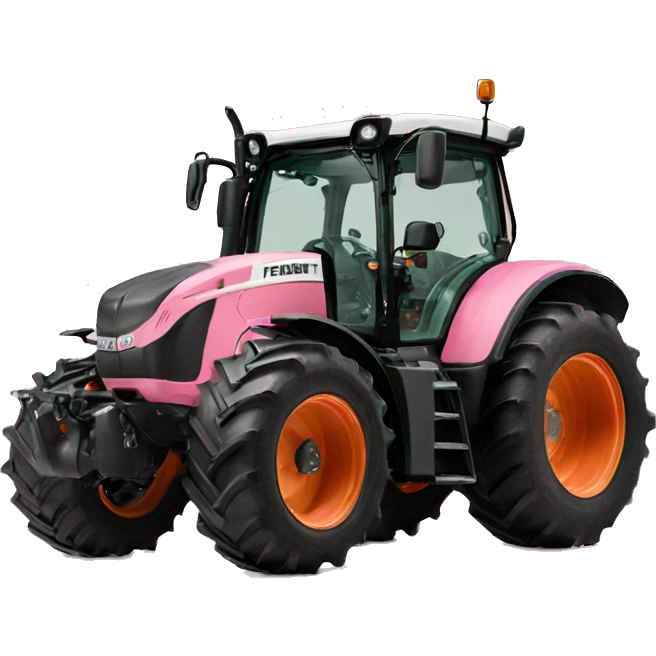 Pink Fendt Traktor emoji