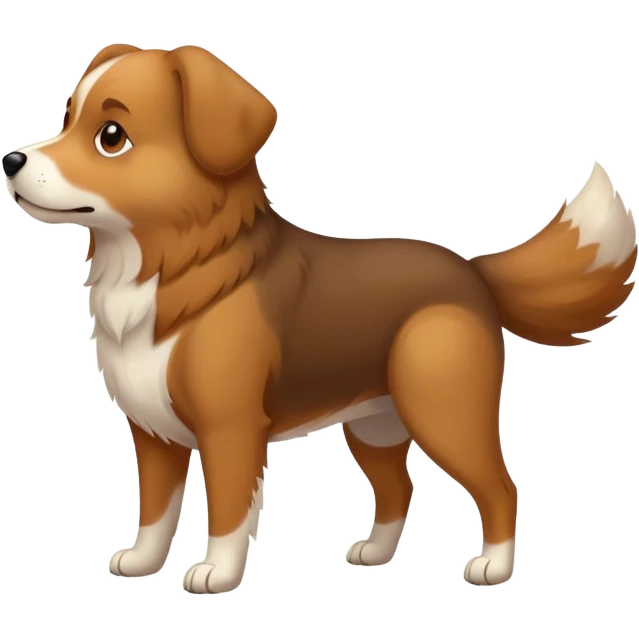 Cachorro maecando território  emoji