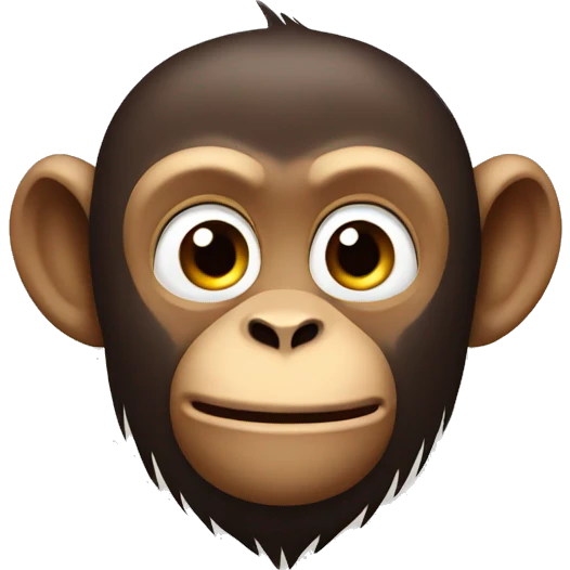 Monkey is cute emoji