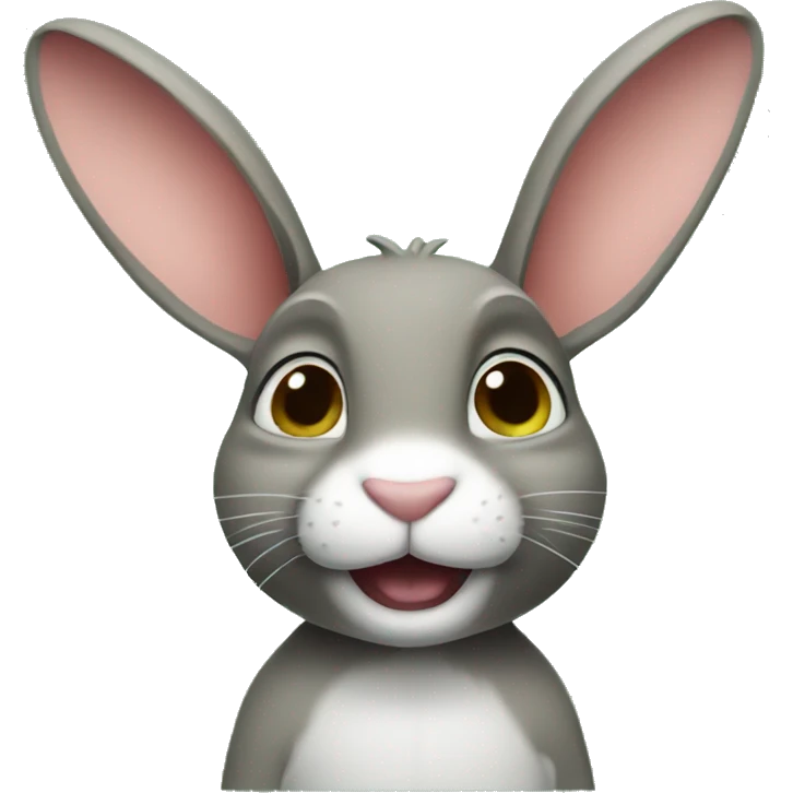 Jungle rabbit emoji
