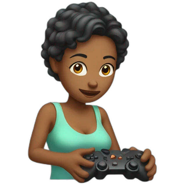 Mommy play video games emoji