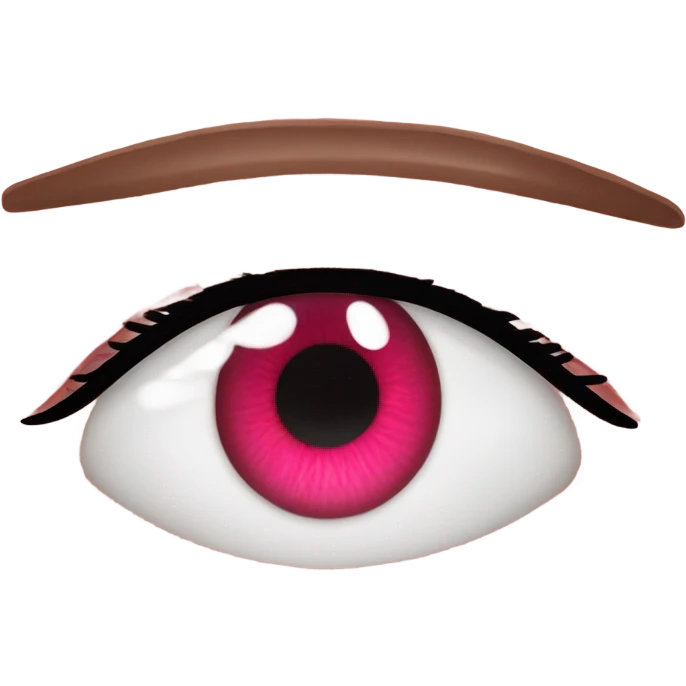 Pink eye emoji