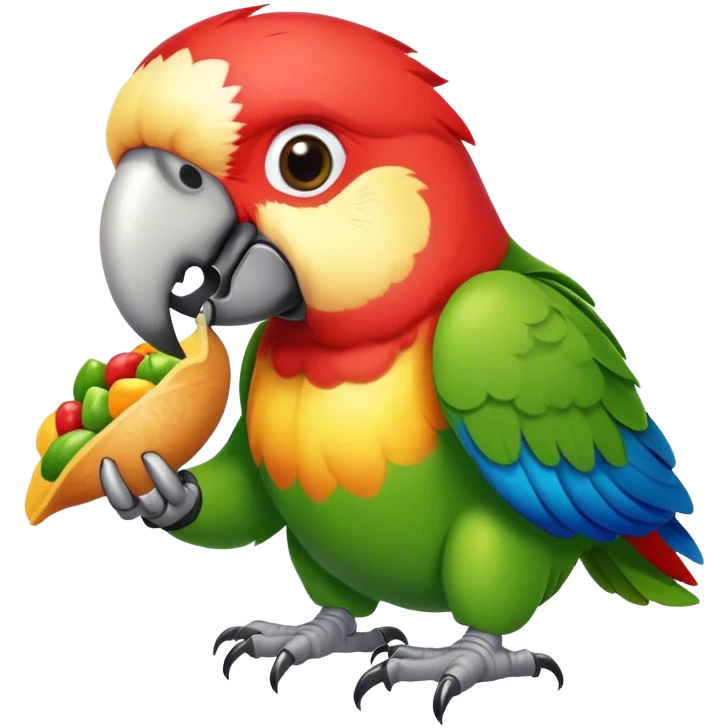 parrot eat pookie emoji