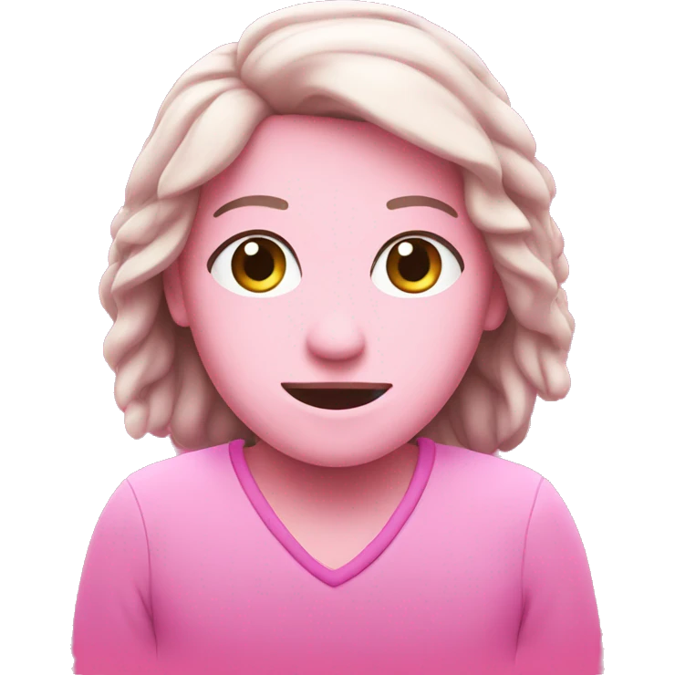 Pink Netflix symbol  emoji
