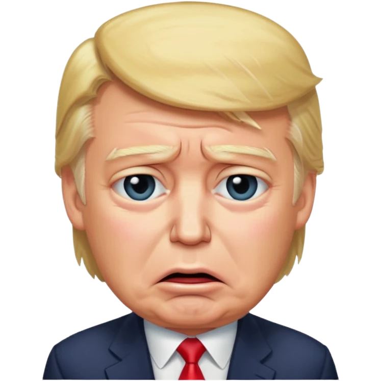 Trump crying emoji