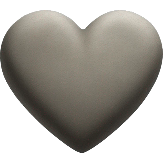 Stone heart  emoji