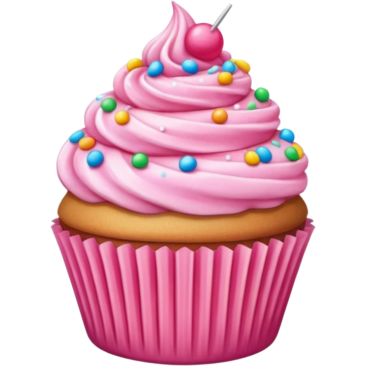 pink cupcake  emoji