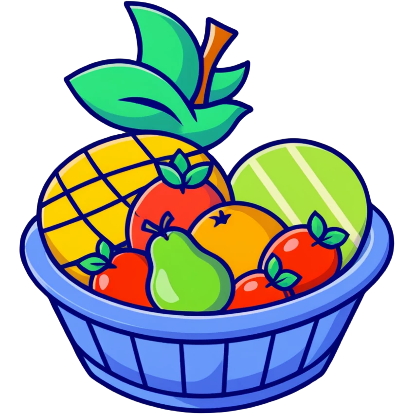 fruit basket emoji