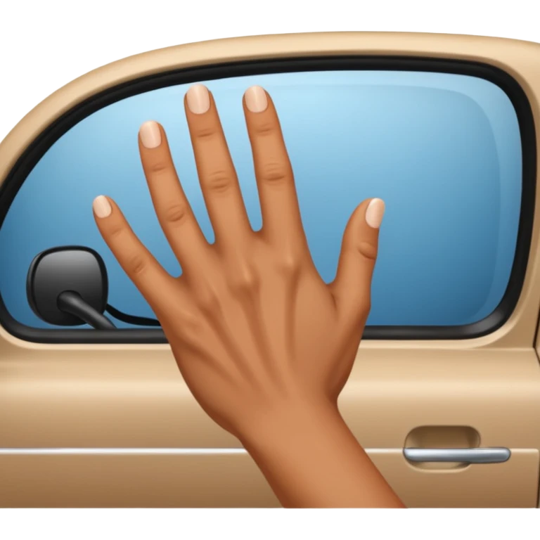 back of veiny fist rearview emoji