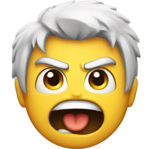 angry cute emoji