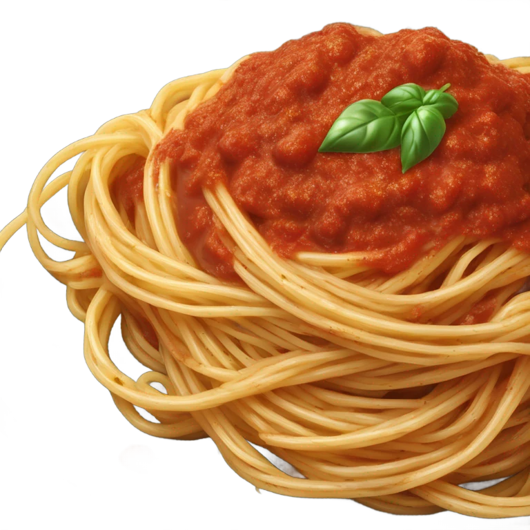Eaiting spagehtti emoji