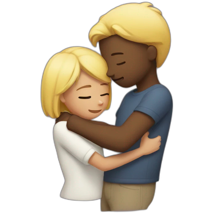 Hug relationship emoji