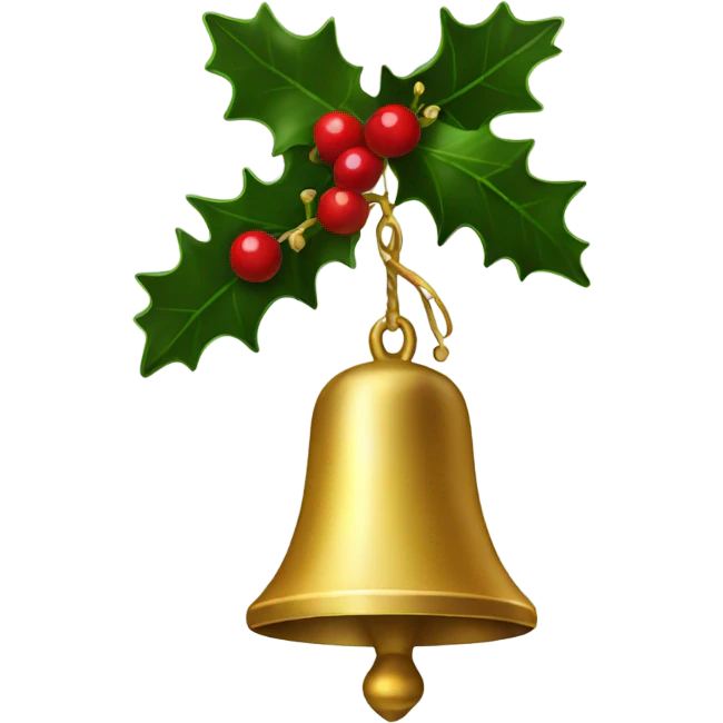 Bells of holly emoji