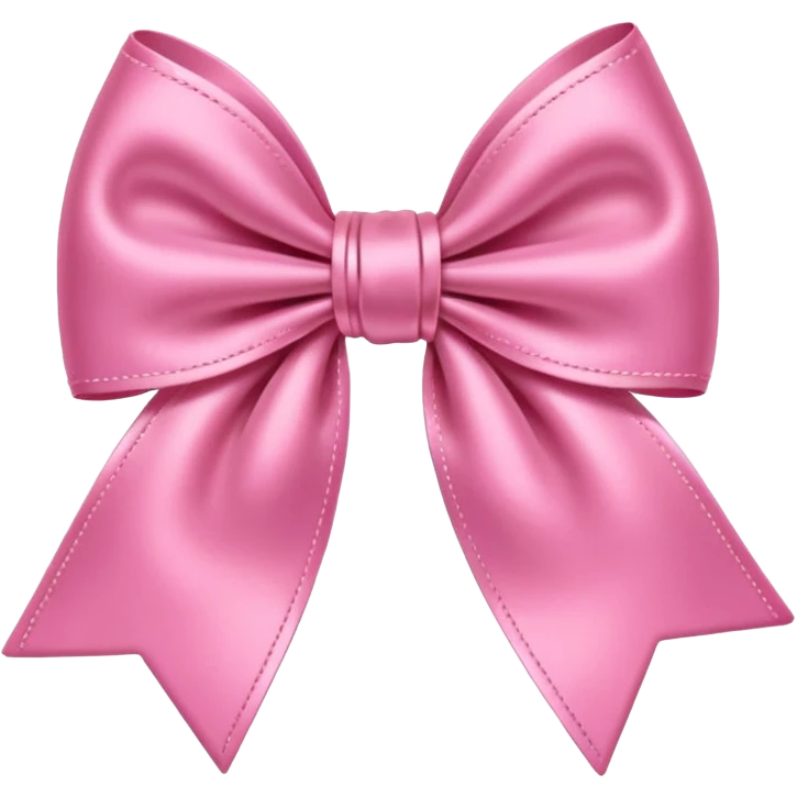Pink bow emoji