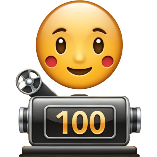 featuring achievements, films, and 100 views, in a style achievement emoji