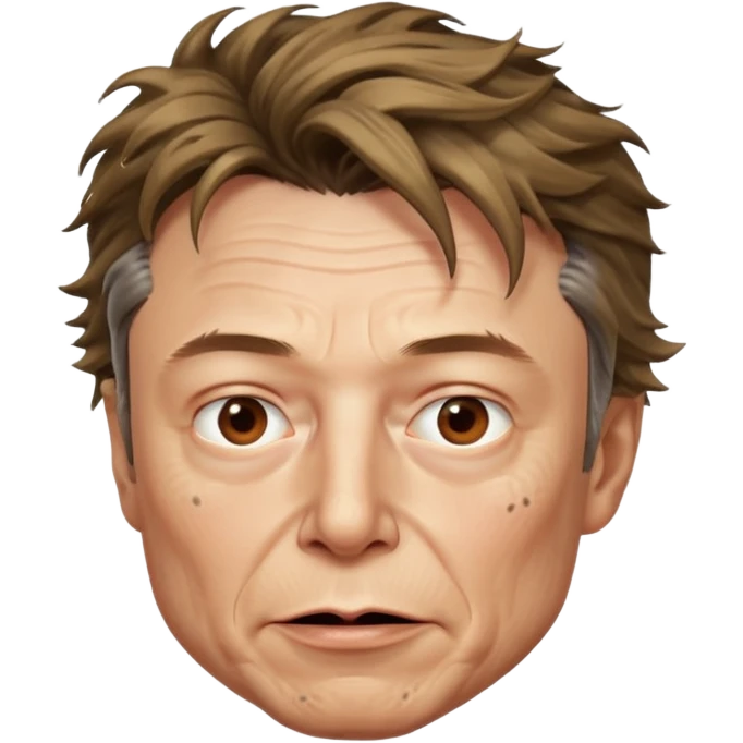 Ugly Elon musk  emoji